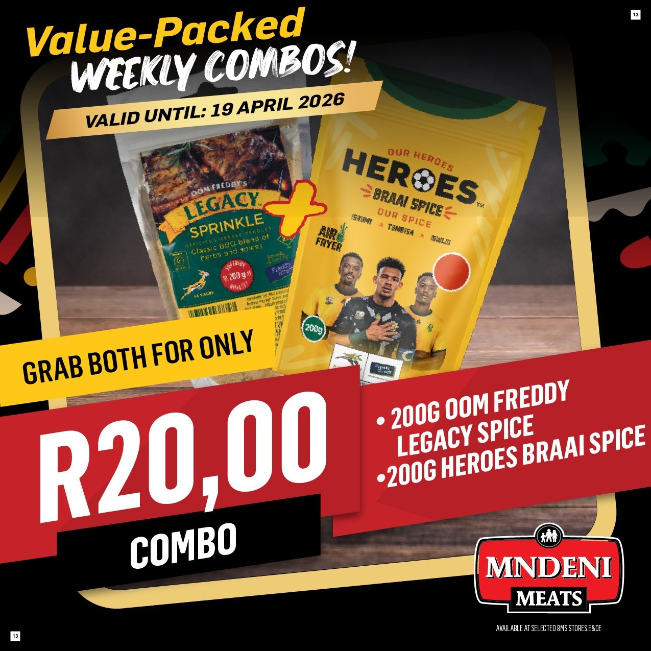 Mndeni Meats Specials 13 Apr - 19 Apr - Page 13
