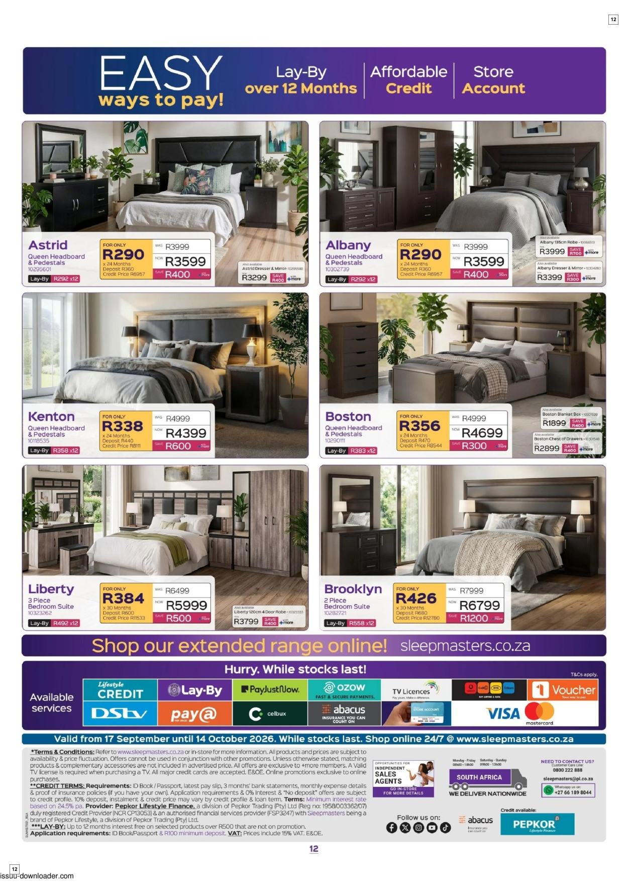 Sleepmasters Specials 17 Sept - 14 Oct - Page 12