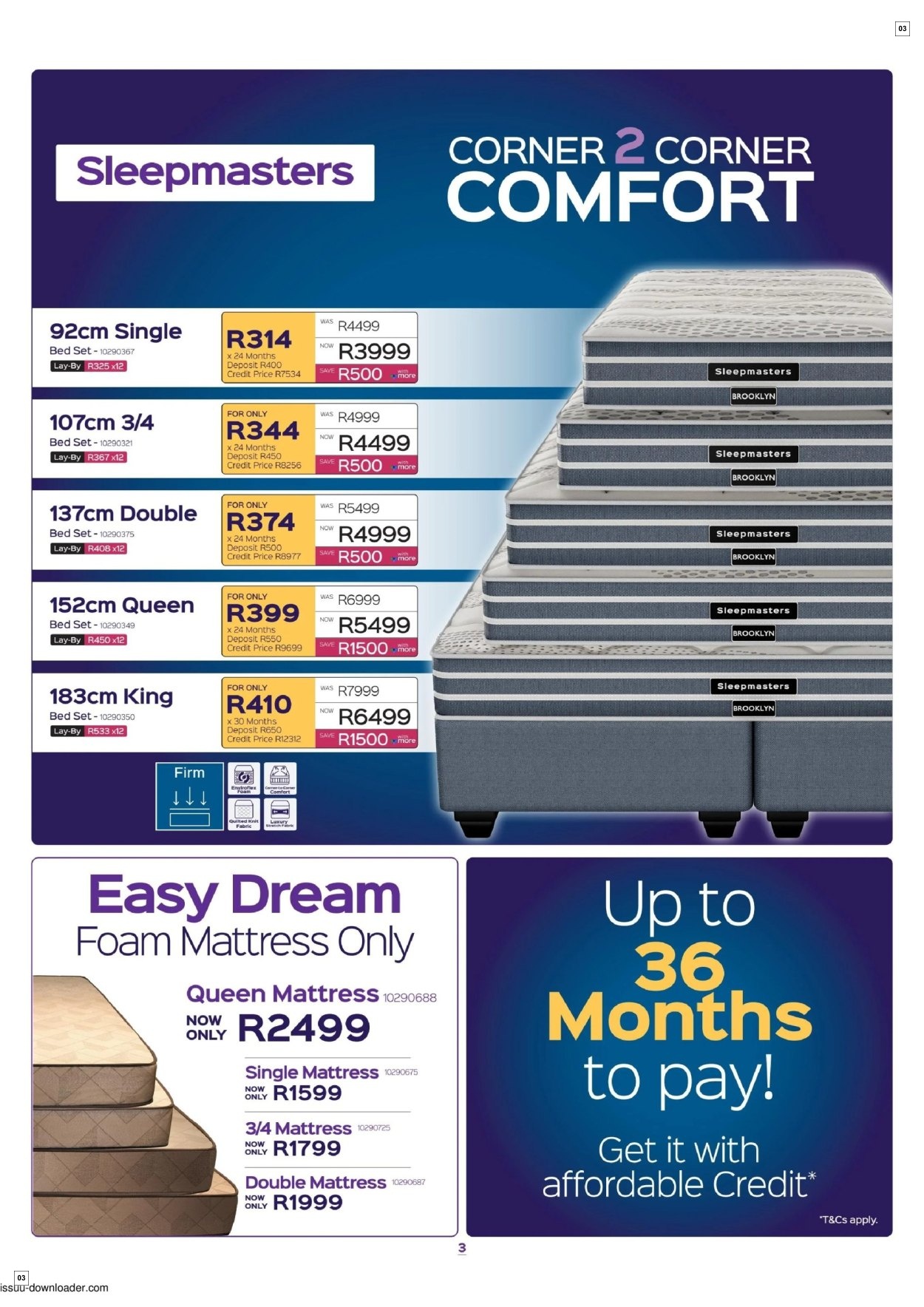 Sleepmasters Specials 17 Sept - 14 Oct - Page 3