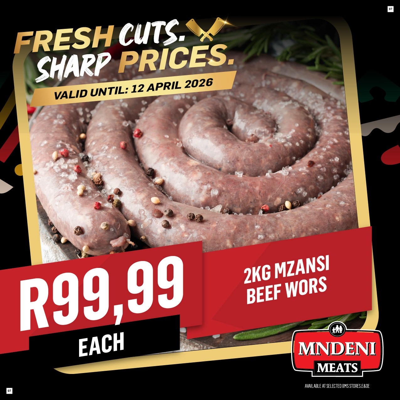 Mndeni Meats Specials 07 Apr - 12 Apr - Page 7