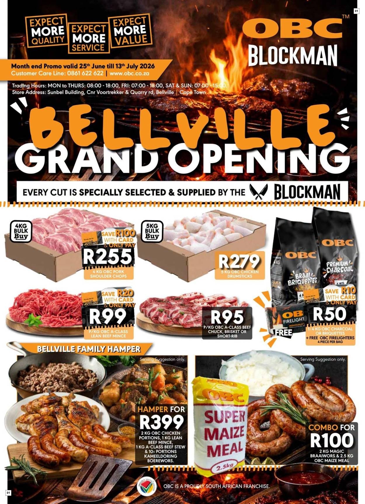 OBC Specials 25 Jun - 13 Jul