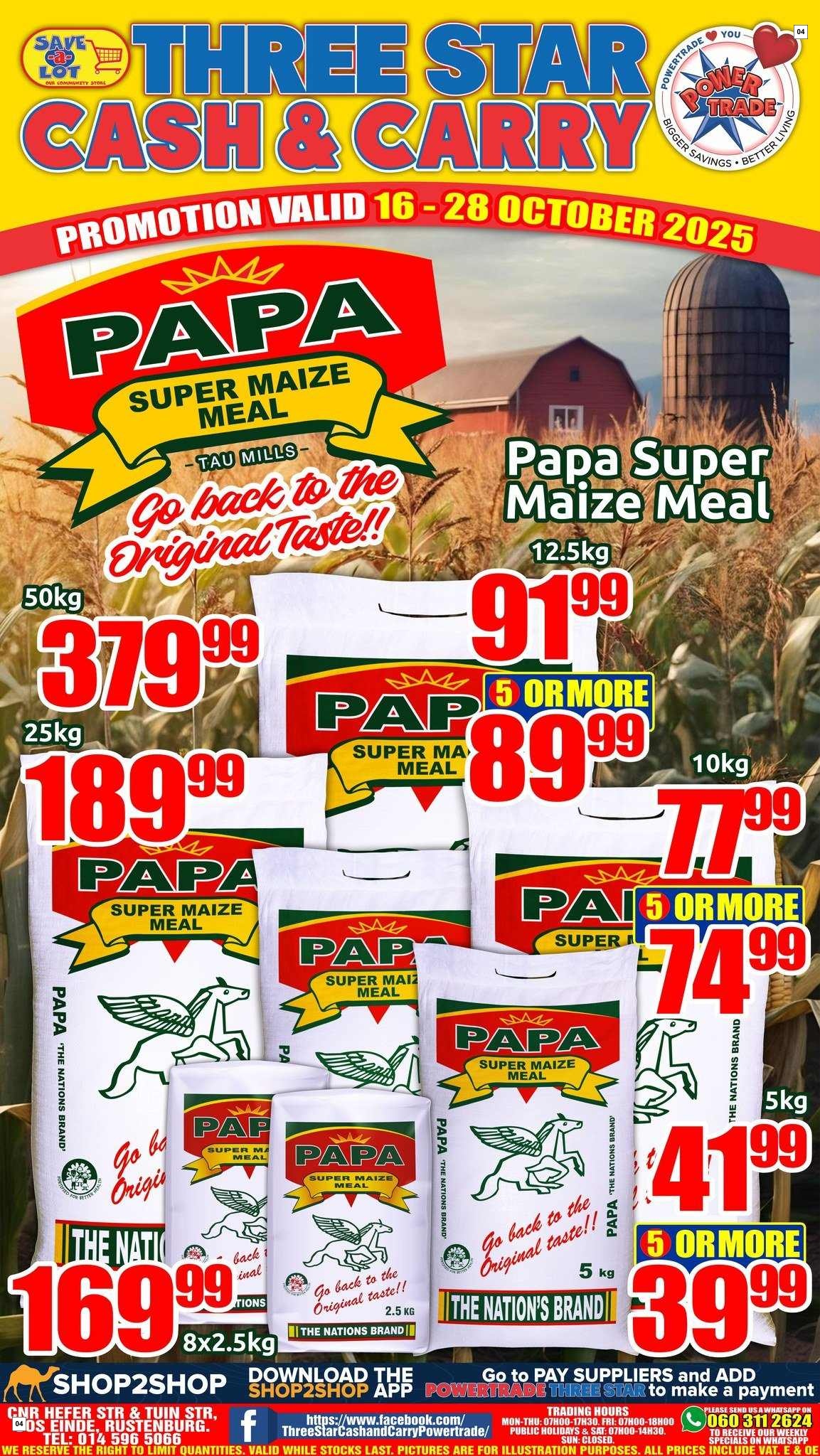 Three Star Cash And Carry Specials 16 Oct - 28 Oct - Page 4