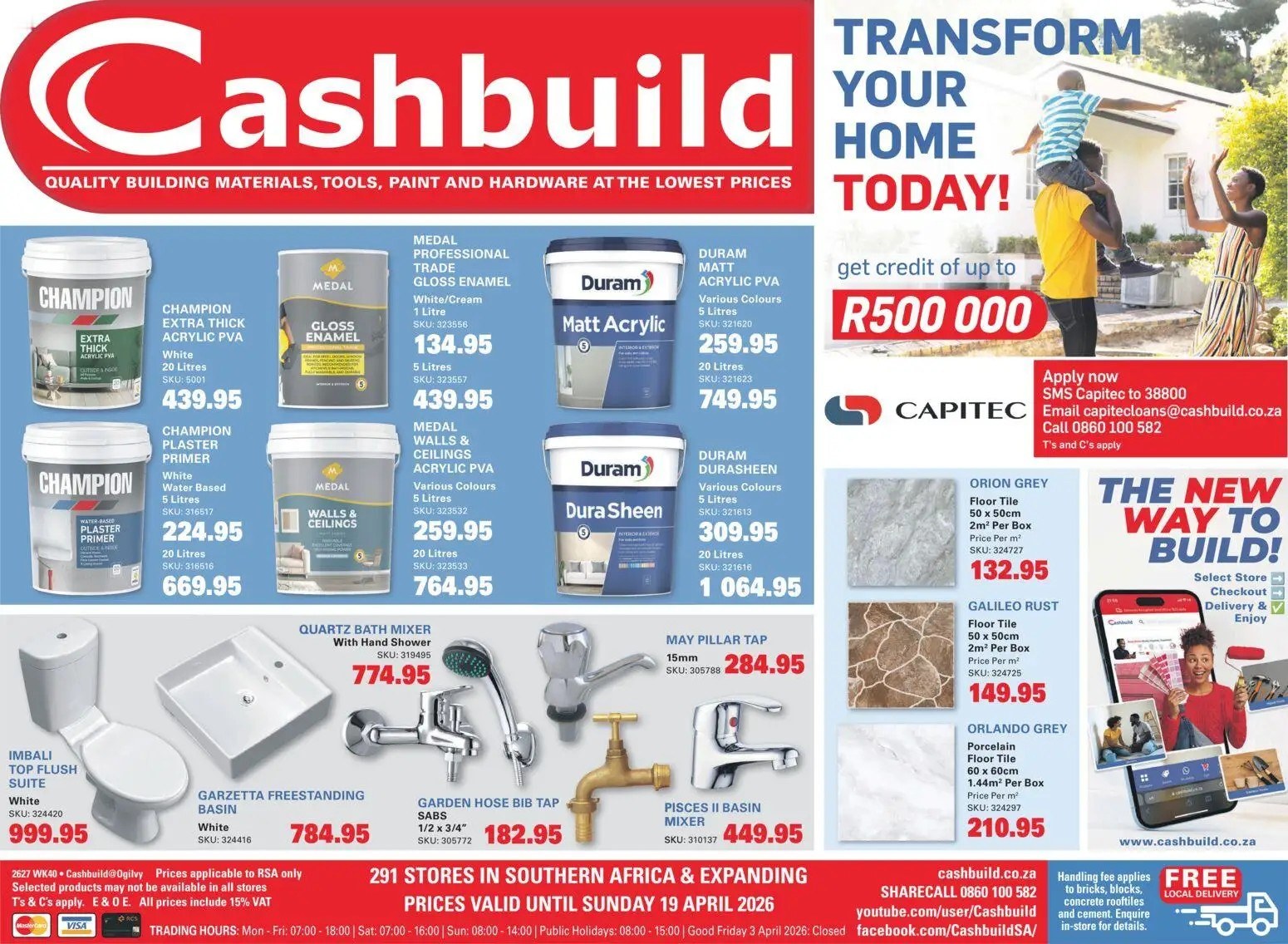 Cashbuild Transform Your Home Catalogue