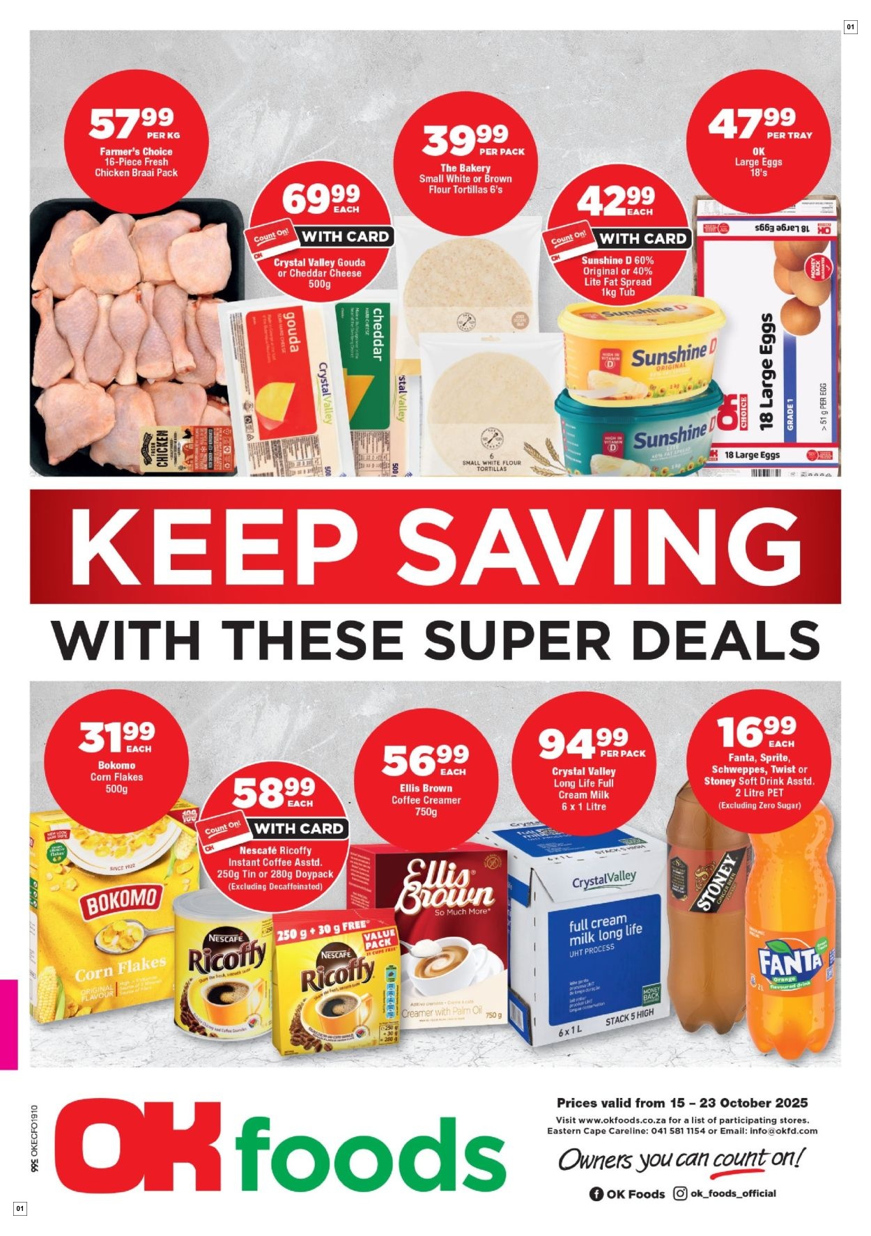 OK Foods Specials 15 Oct - 23 Oct
