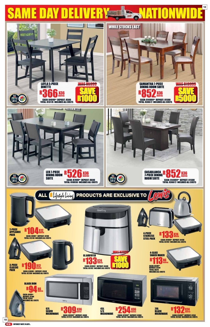 Lewis Specials 06 Jul - 09 Aug - Page 10