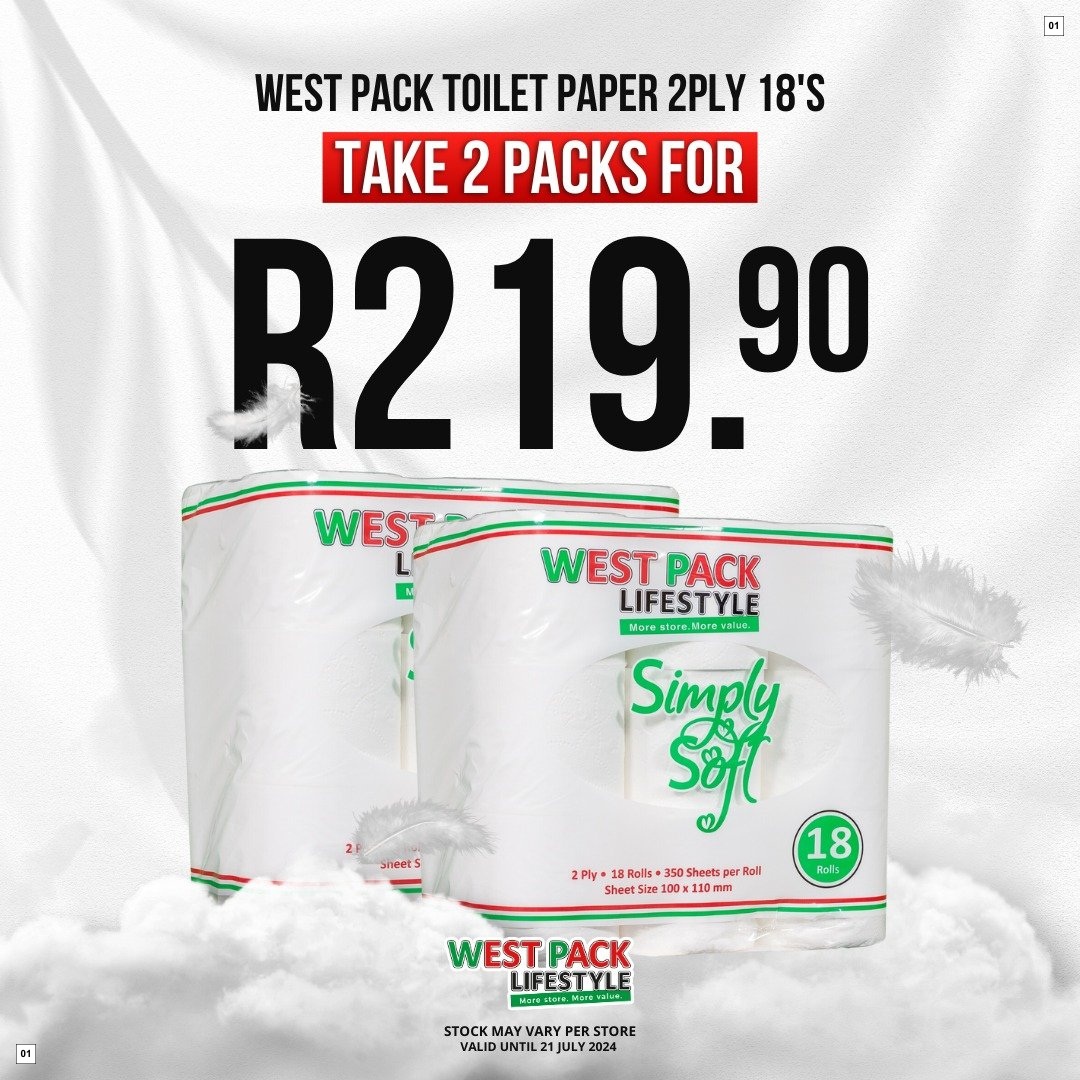West Pack Lifestyle Specials 15 Jul - 21 Jul