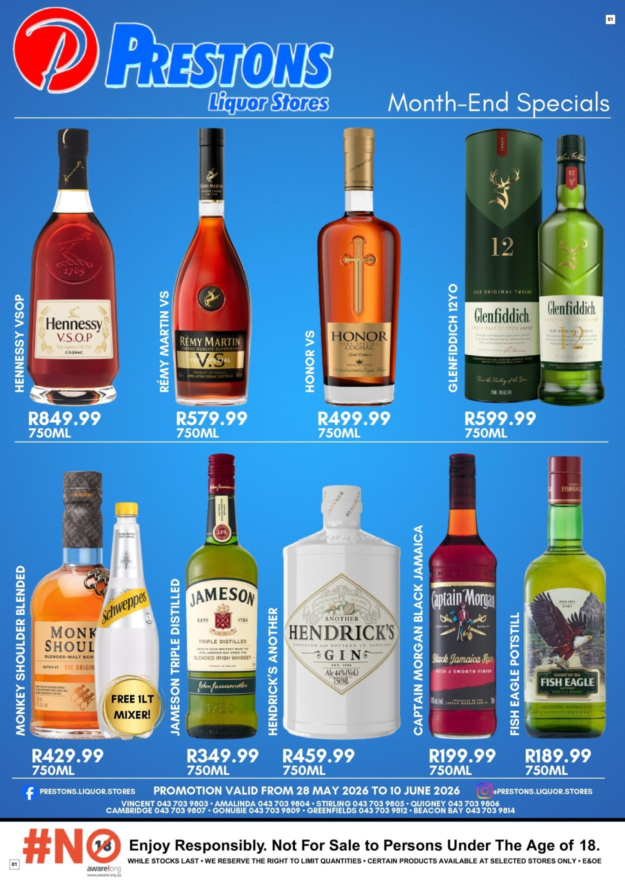 Prestons Liquor Stores Wine Specials
