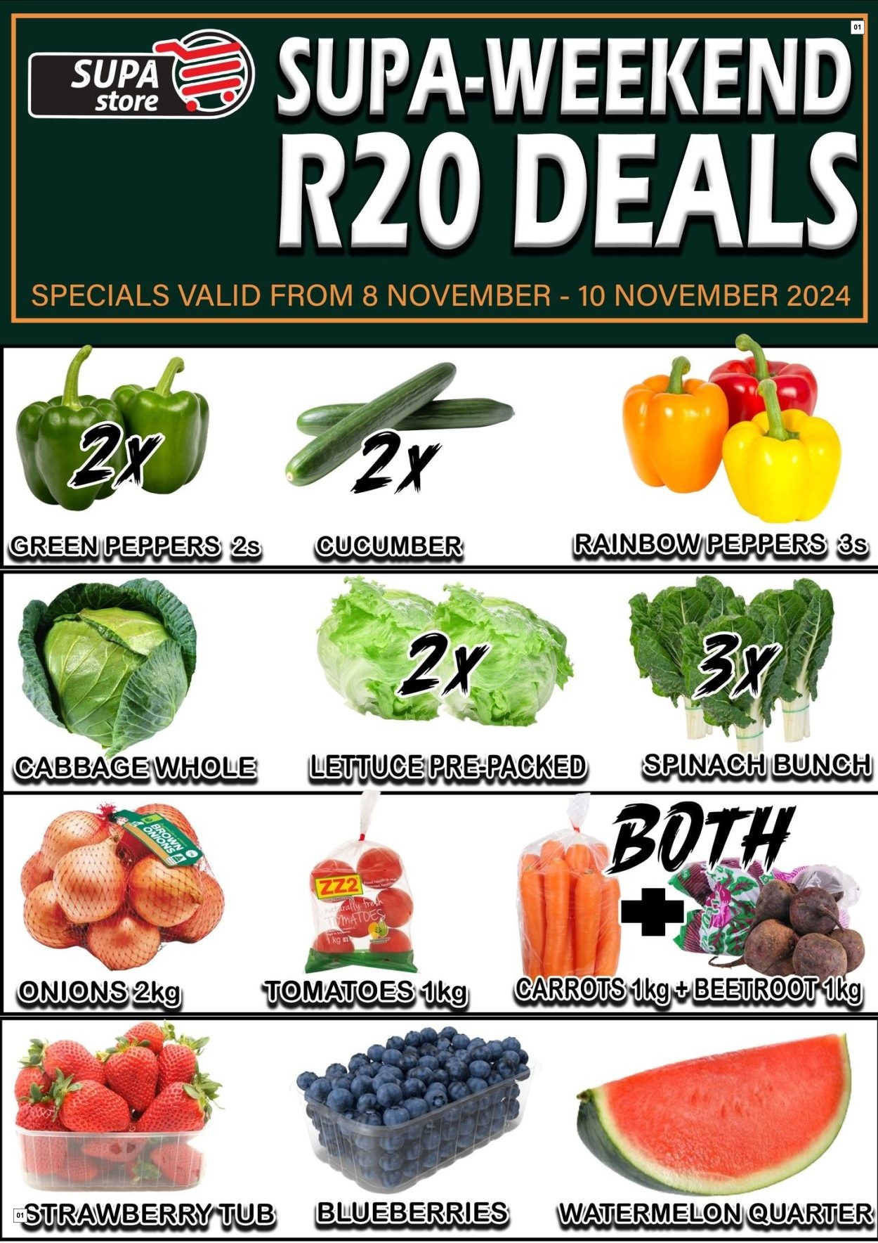 Supa Store Specials 08 Nov - 10 Nov
