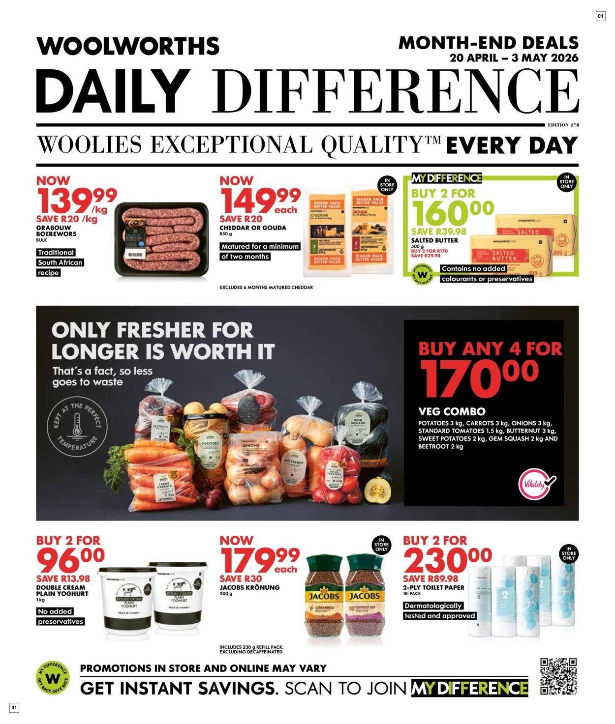 Woolworths Daily Difference