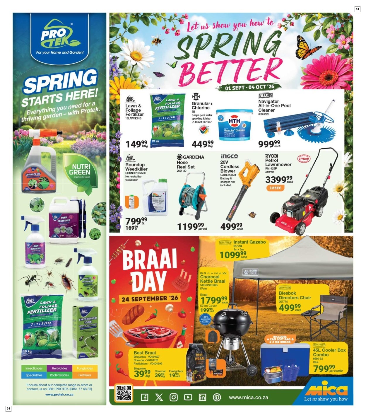 Mica Specials 01 Sept - 04 Oct