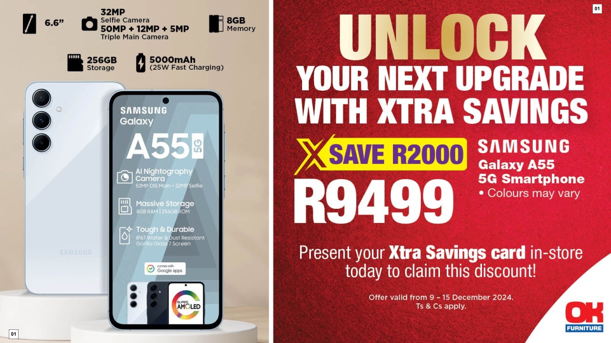 OK Furniture Specials 09 Dec - 15 Dec