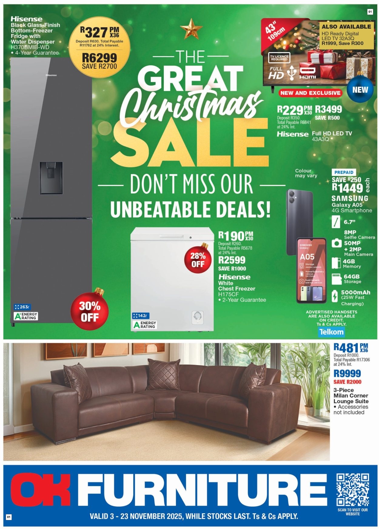 OK Furniture Specials 03 Nov - 23 Nov