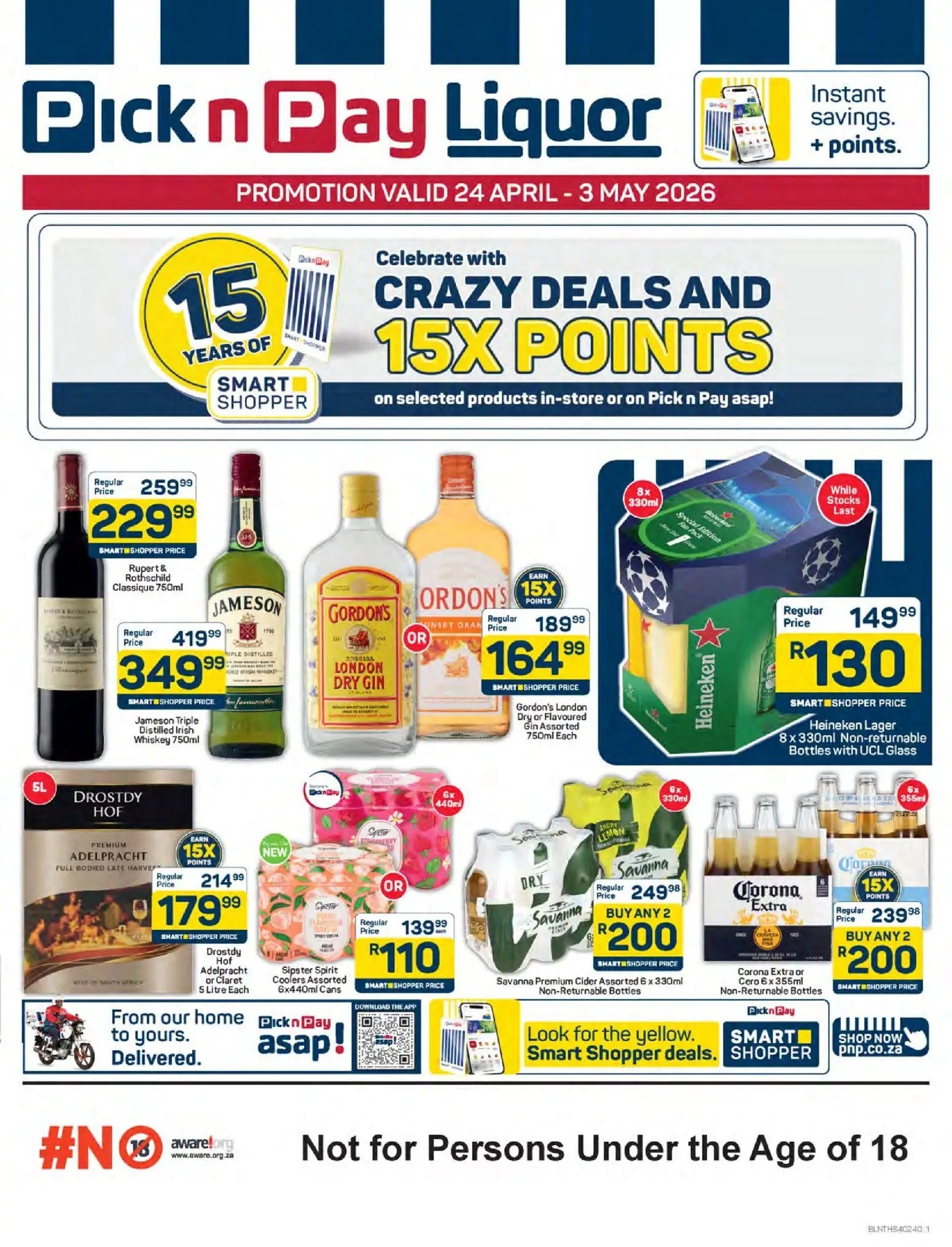 Pick N Pay Liquor Specials