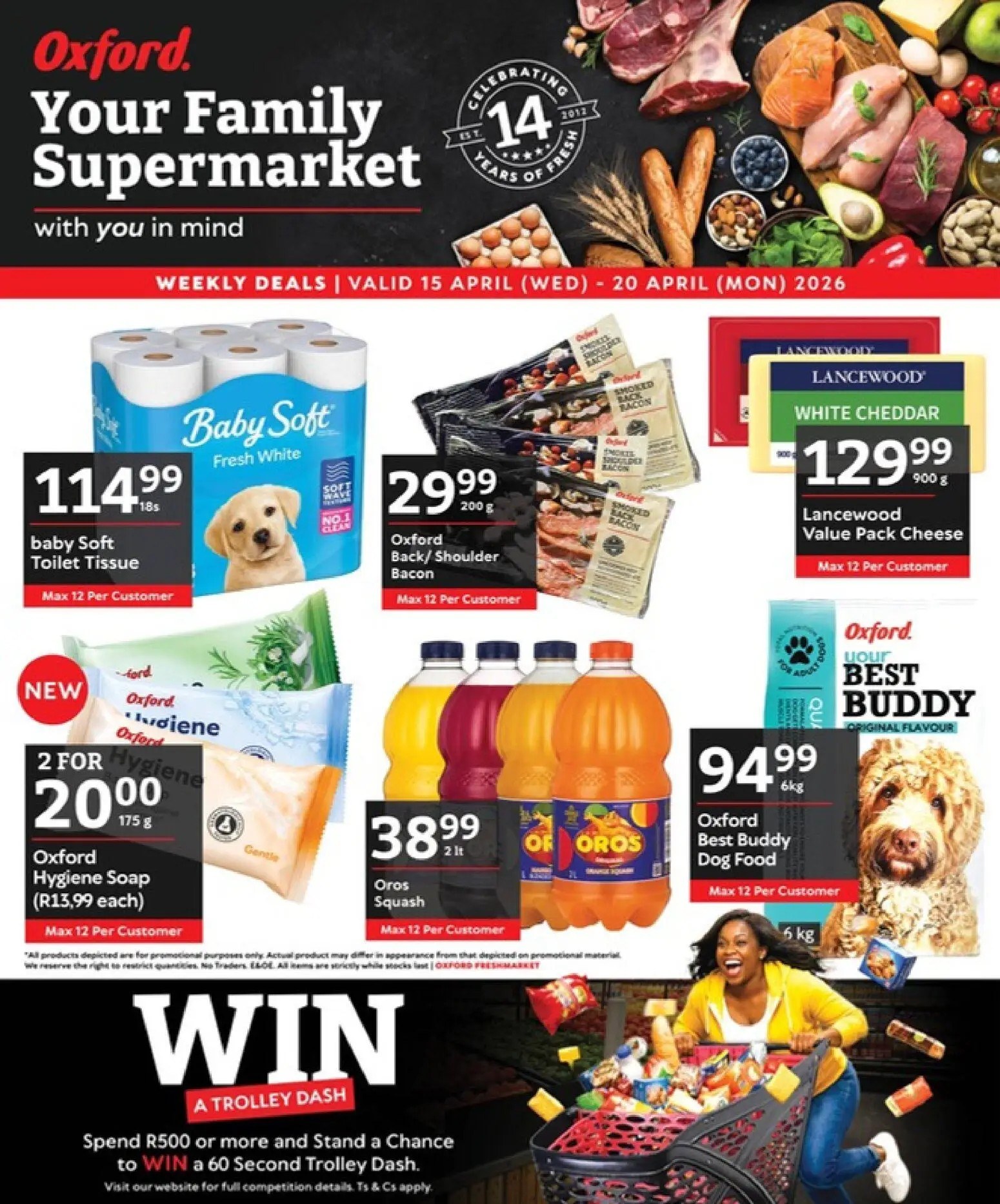 Oxford Freshmarket Specials 15 Apr - 20 Apr