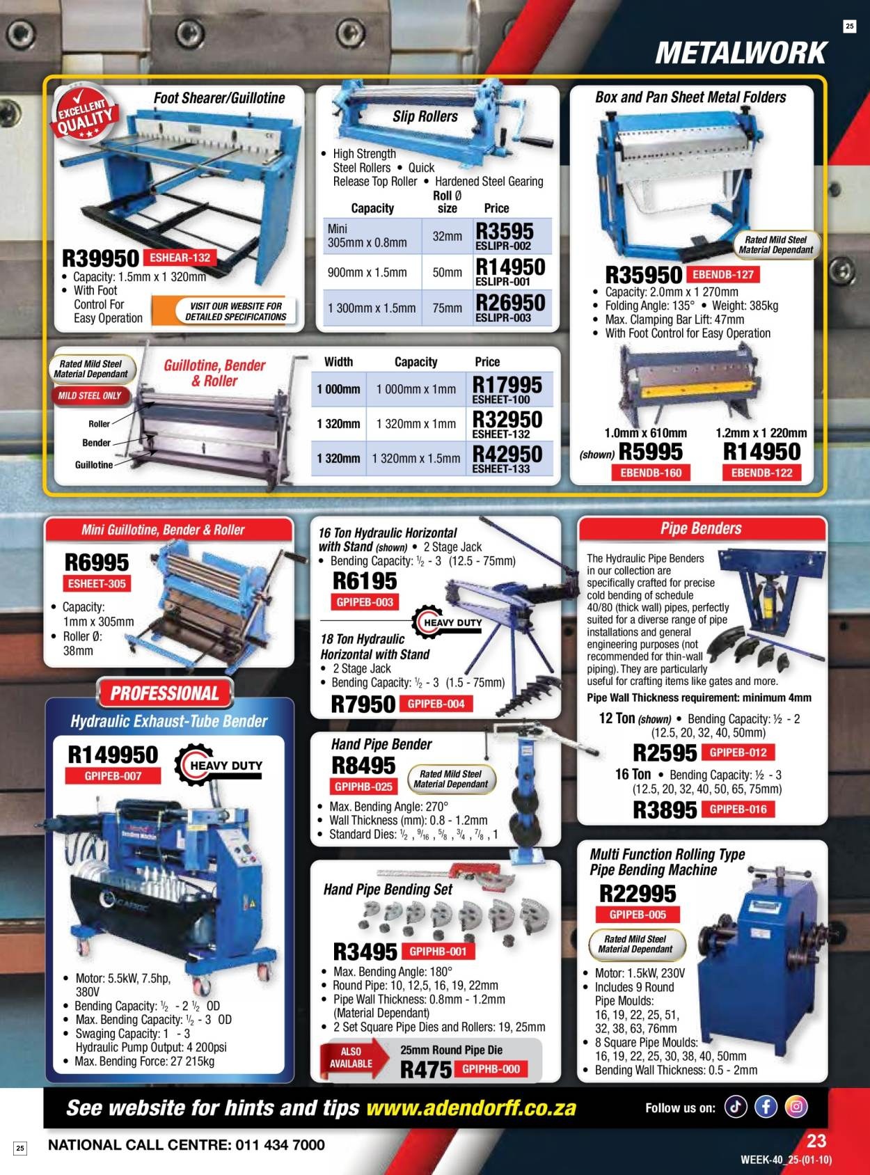 Adendorff Machinery Mart Specials 01 Oct - 31 Oct - Page 25
