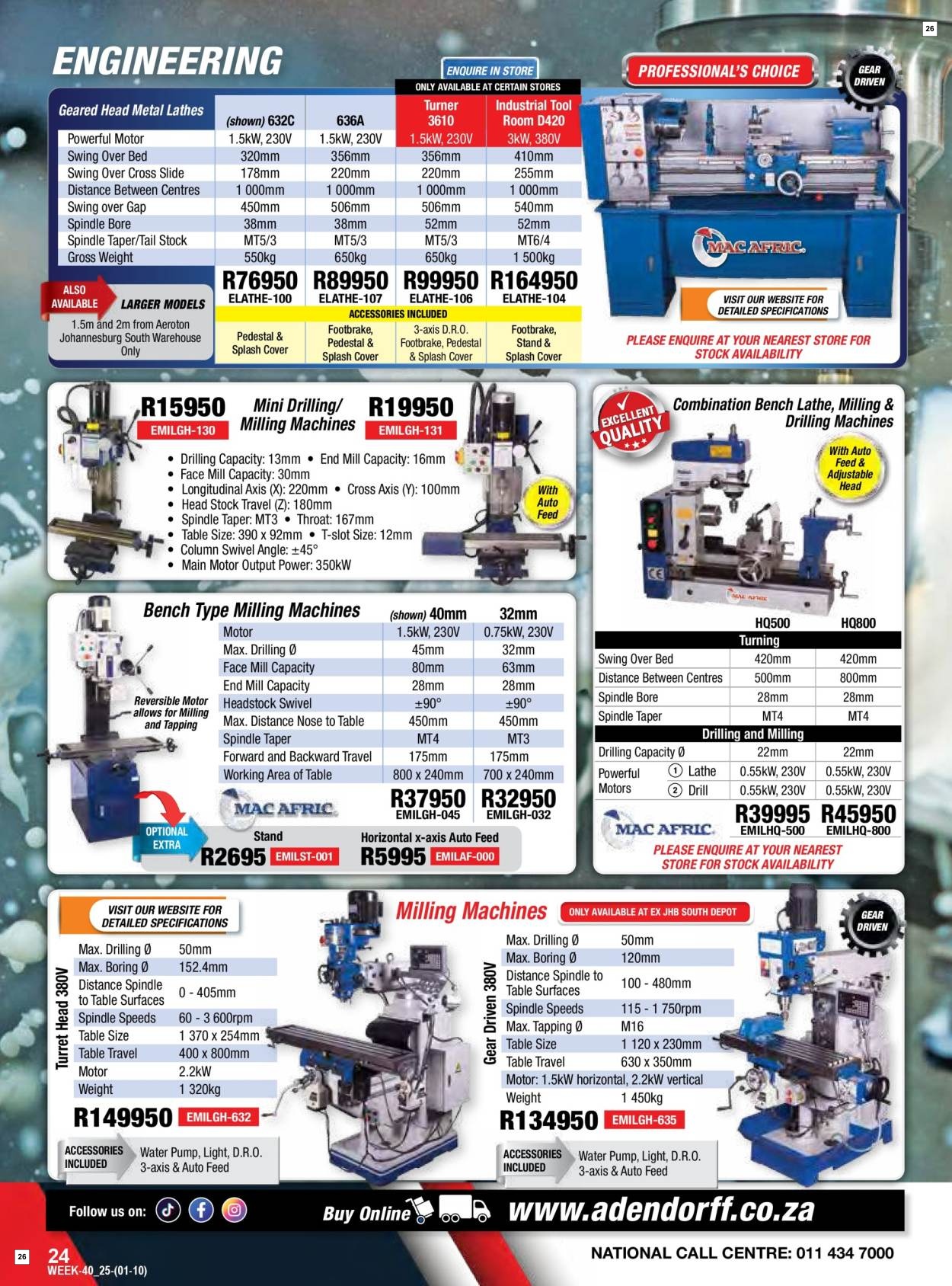 Adendorff Machinery Mart Specials 01 Oct - 31 Oct - Page 26