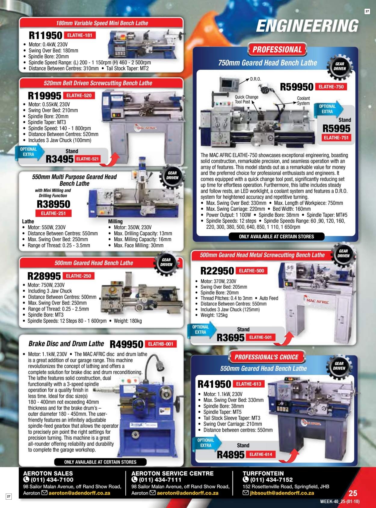 Adendorff Machinery Mart Specials 01 Oct - 31 Oct - Page 27