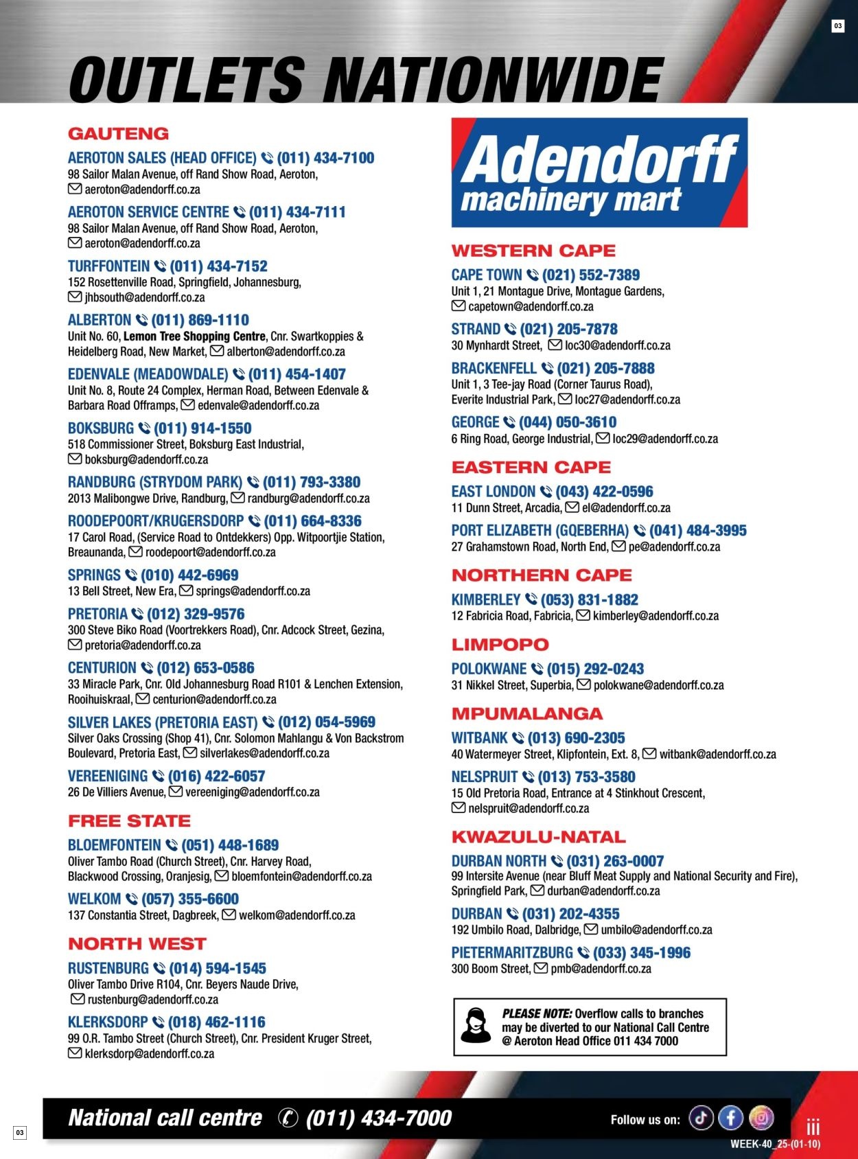 Adendorff Machinery Mart Specials 01 Oct - 31 Oct - Page 3