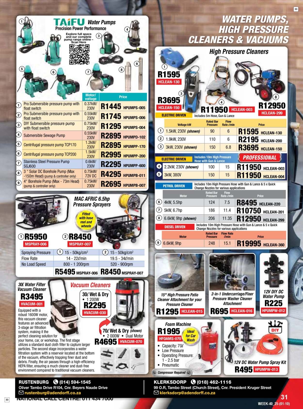 Adendorff Machinery Mart Specials 01 Oct - 31 Oct - Page 33