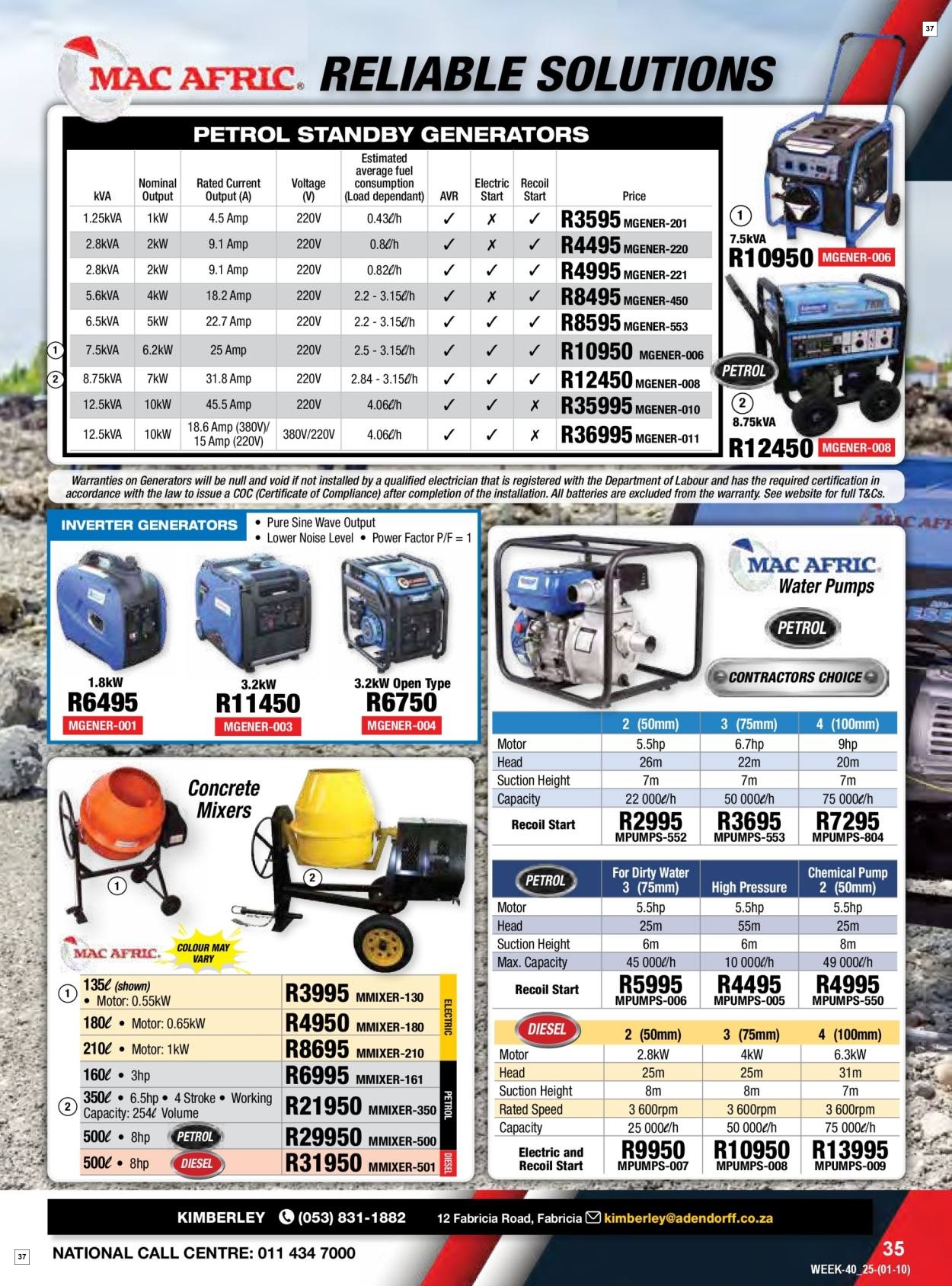 Adendorff Machinery Mart Specials 01 Oct - 31 Oct - Page 37