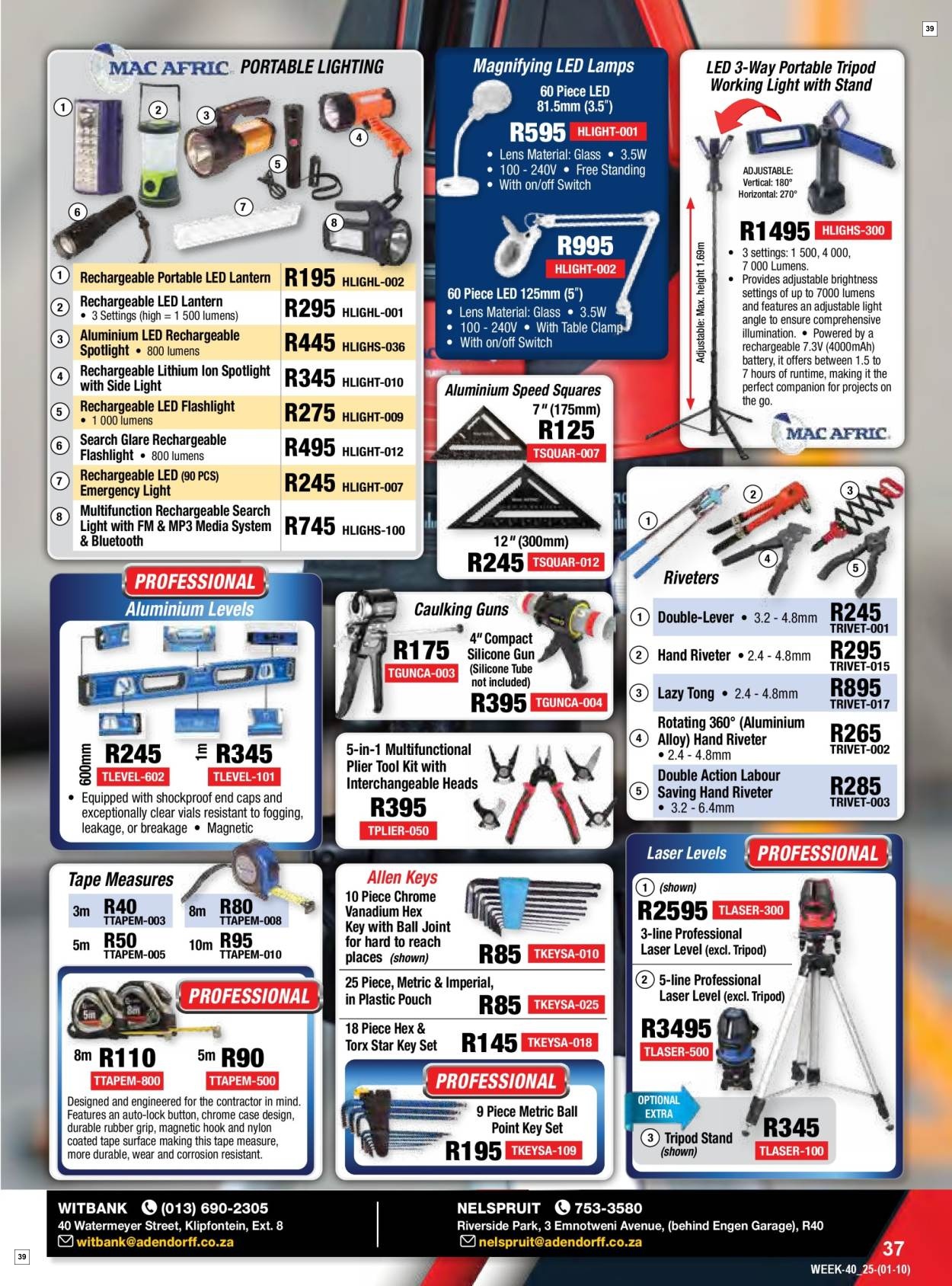 Adendorff Machinery Mart Specials 01 Oct - 31 Oct - Page 39
