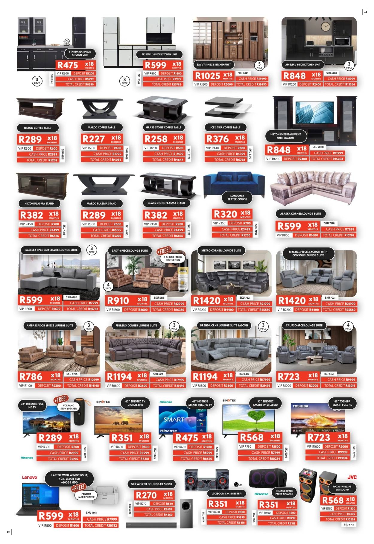 Astra Furnishers Specials 01 Dec - 28 Feb - Page 3