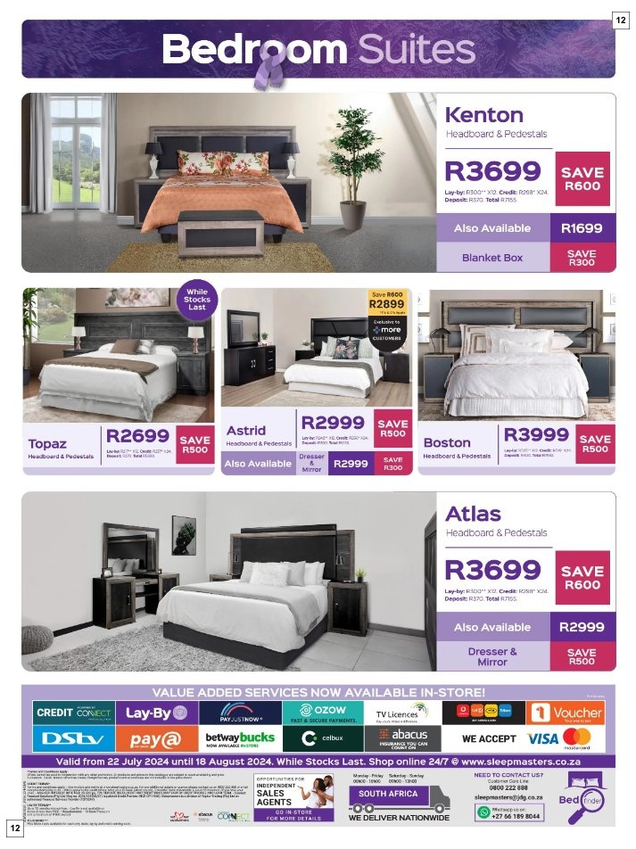 Sleepmasters Specials 22 Jul - 18 Aug - Page 12