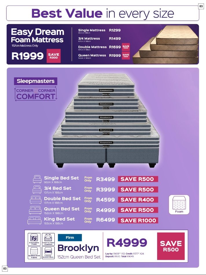 Sleepmasters Specials 22 Jul - 18 Aug - Page 3