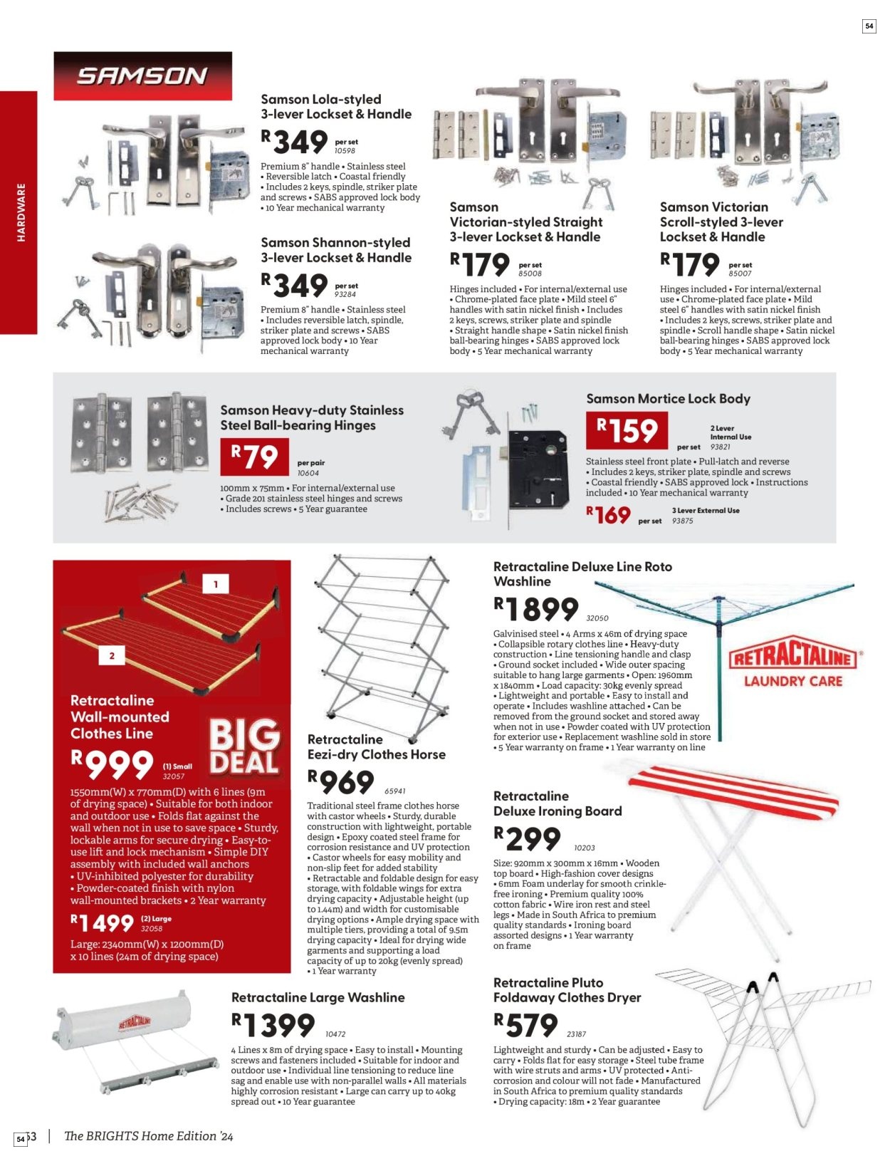 Brights Hardware Specials 15 Nov - 24 Dec - Page 54