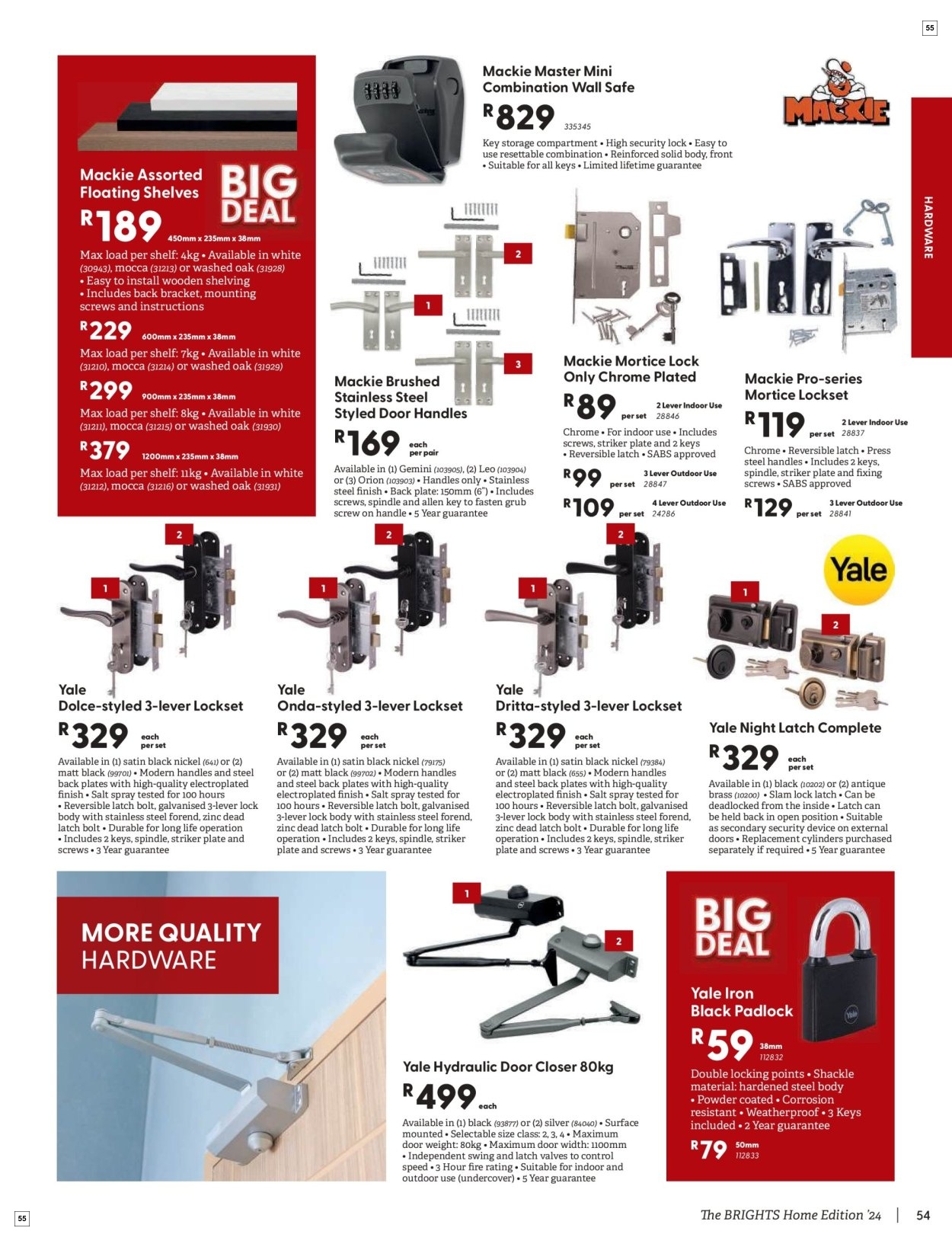 Brights Hardware Specials 15 Nov - 24 Dec - Page 55