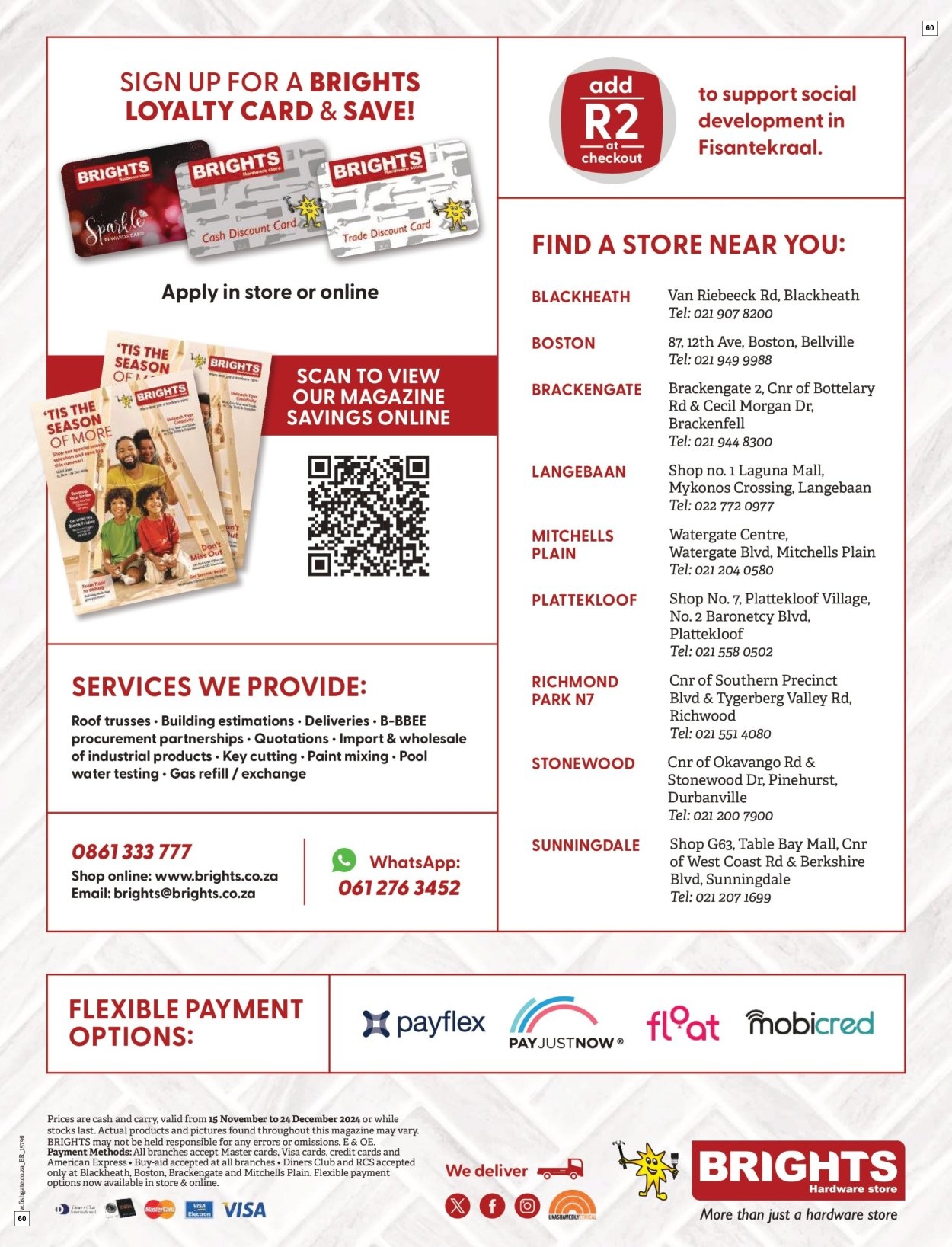 Brights Hardware Specials 15 Nov - 24 Dec - Page 60