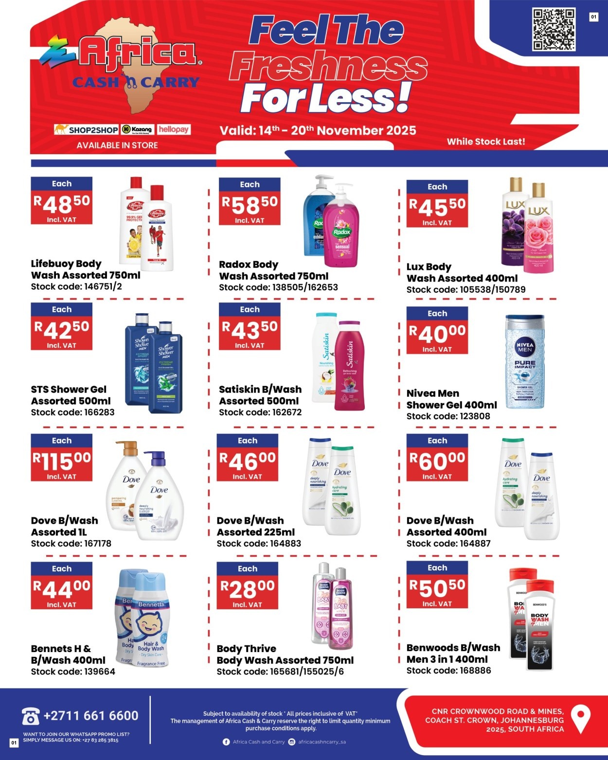 Africa Cash & Carry Catalogue - Saturday Promo