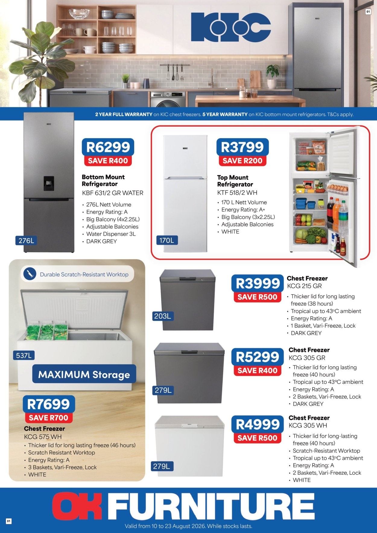 OK Furniture Specials 10 Aug - 23 Aug