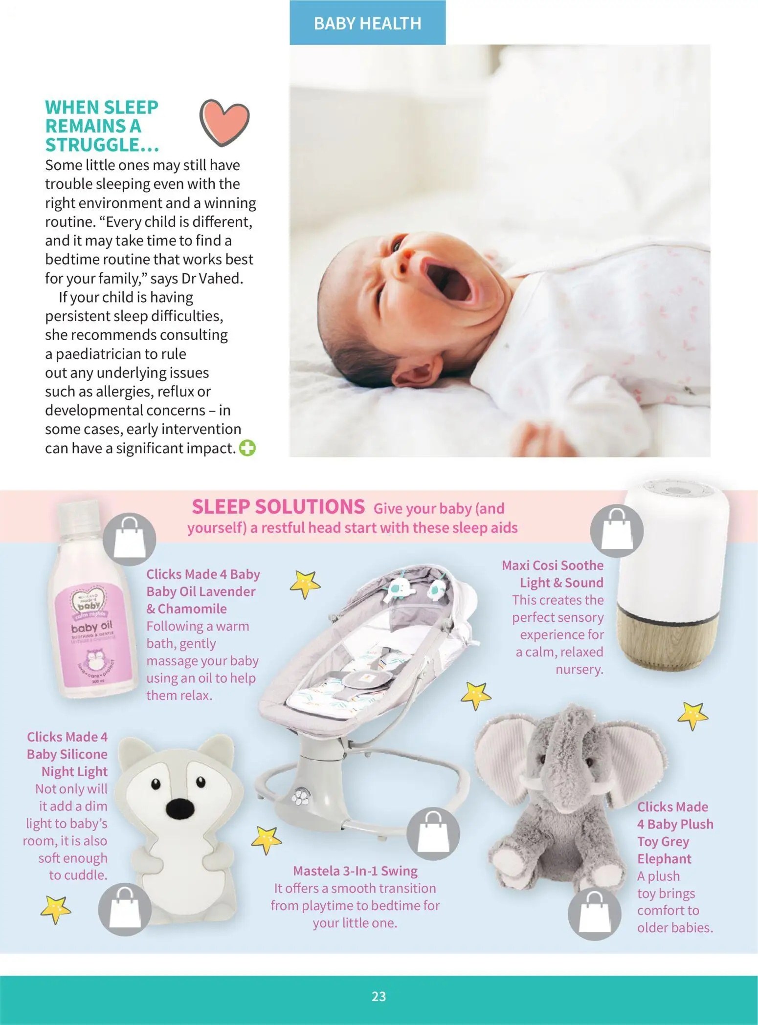 Clicks Baby Club Magazine - Page 23