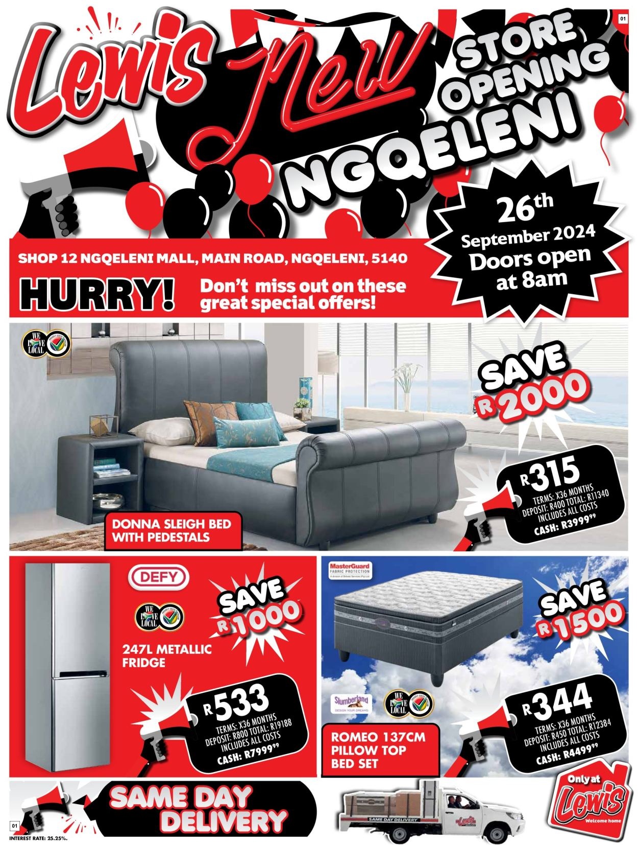 Lewis Specials 26 Sept - 12 Oct