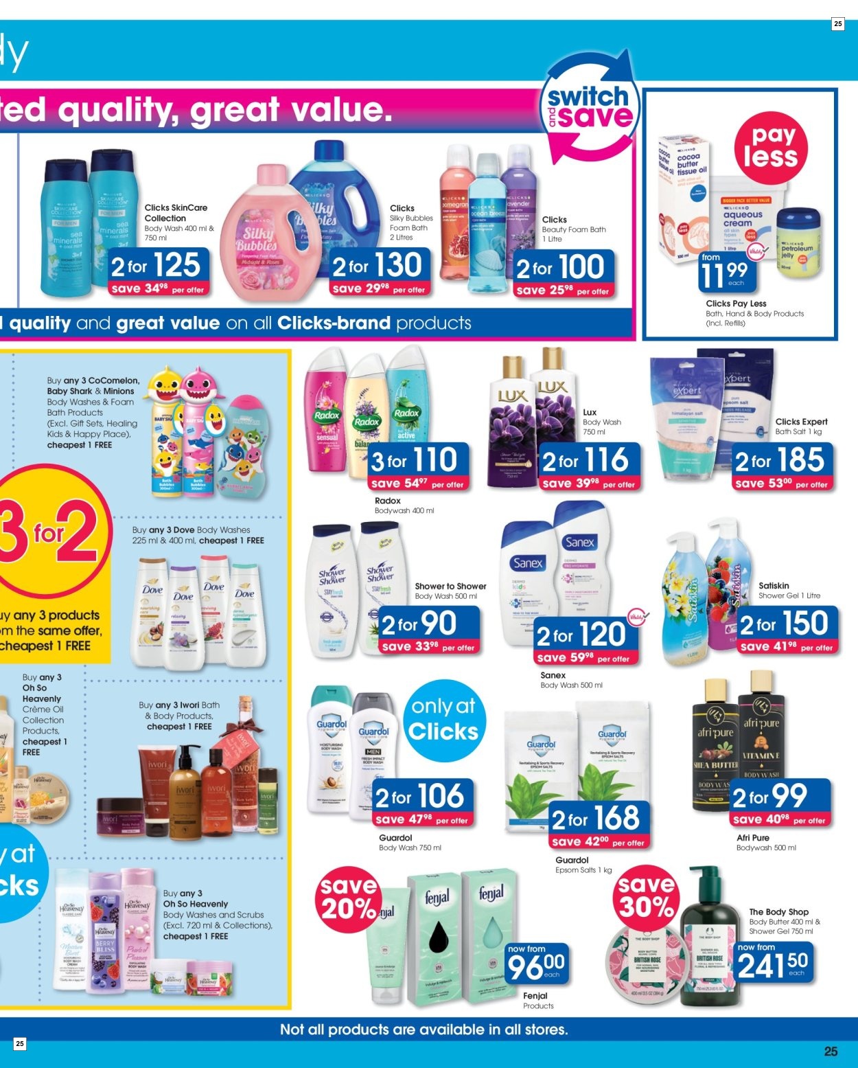 Clicks Specials 27 Dec - 08 Jan - Page 25