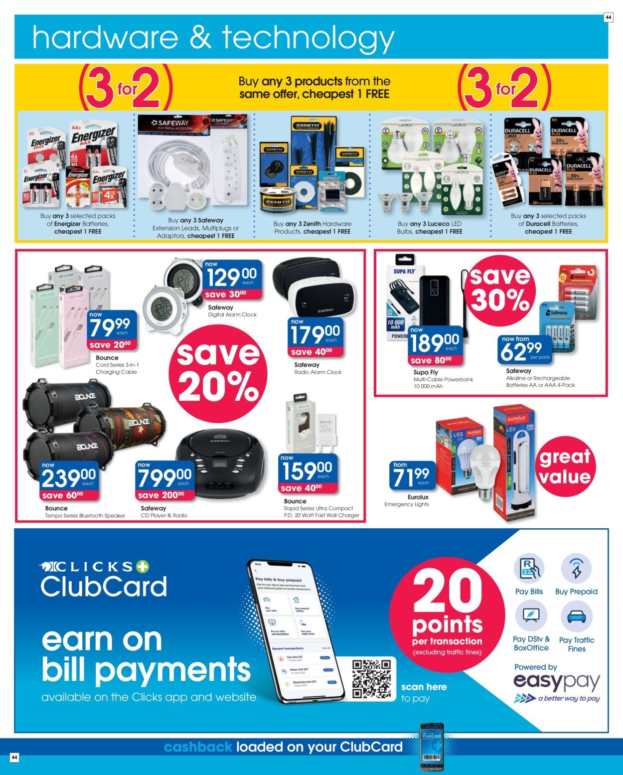Clicks Specials 27 Dec - 08 Jan - Page 44