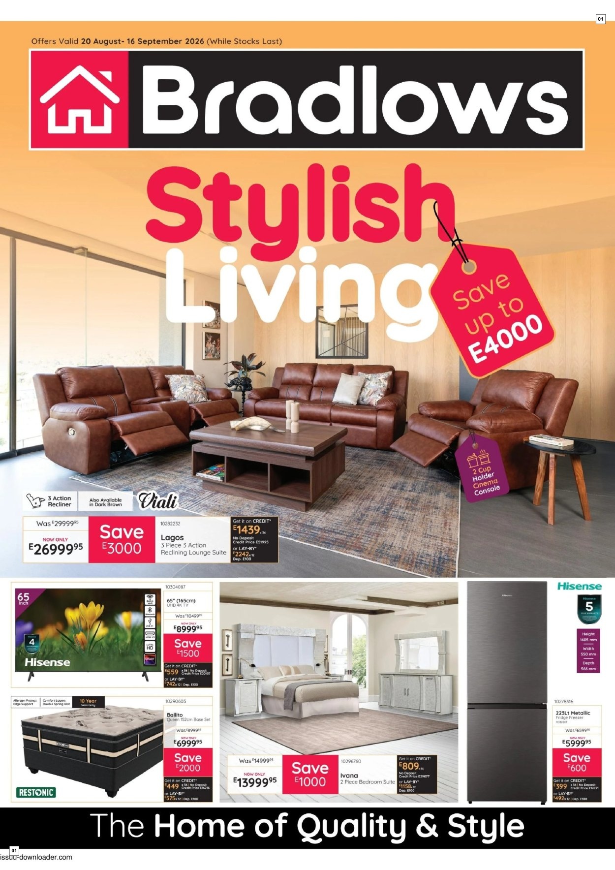 Bradlows Specials 20 Aug - 16 Sept