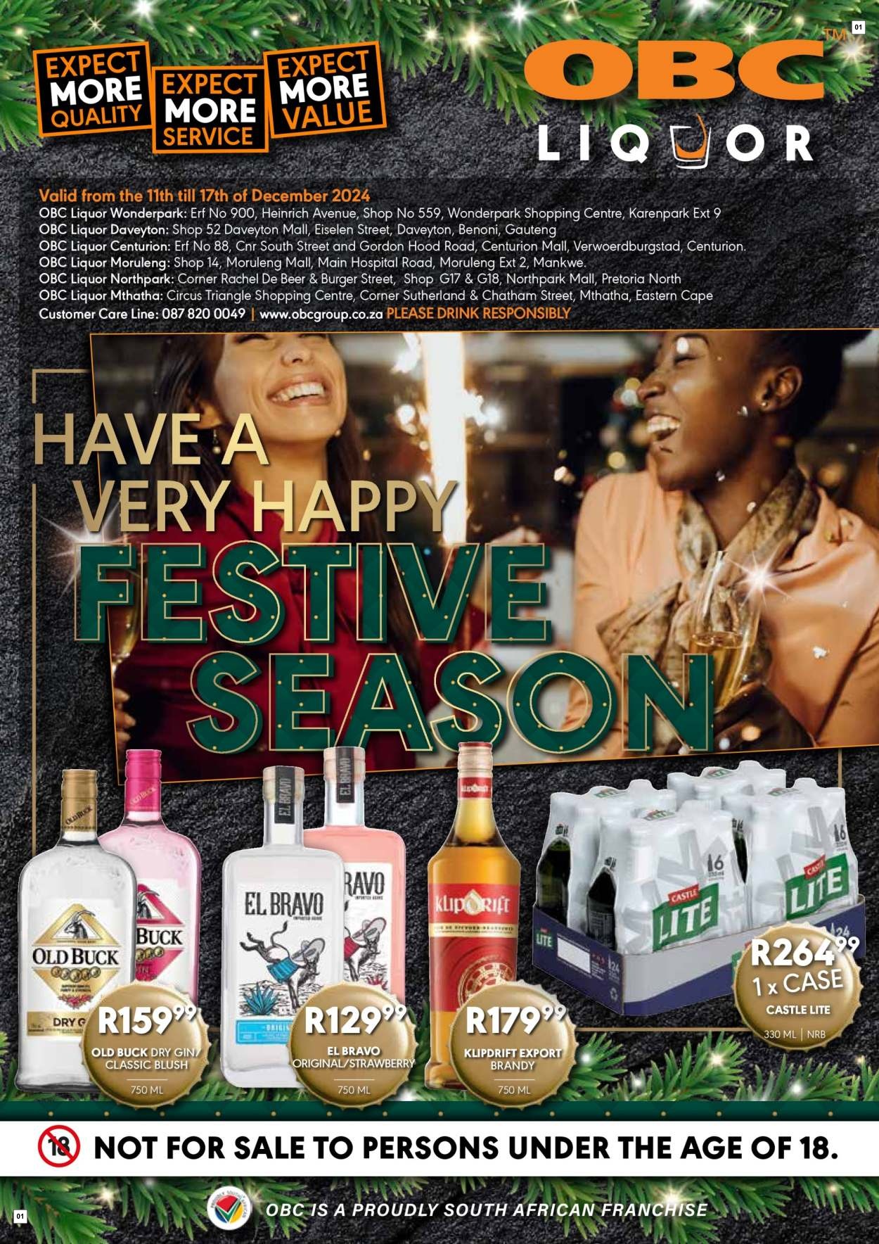 OBC Specials 11 Dec - 17 Dec