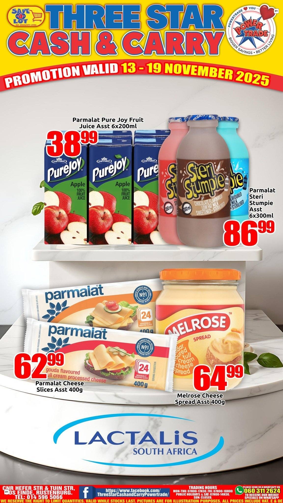 Three Star Cash And Carry Specials 13 Nov - 19 Nov