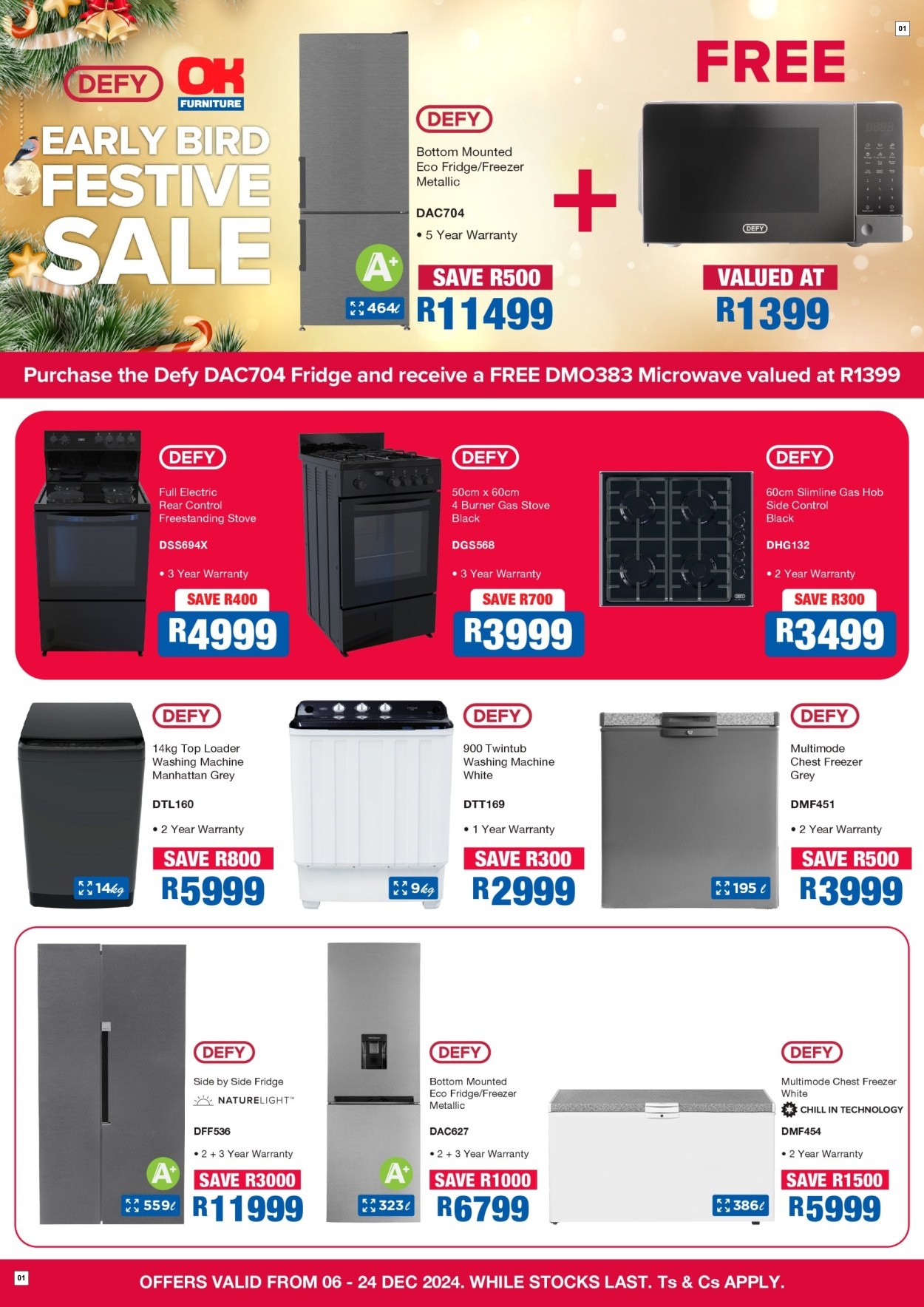 OK Furniture Specials 06 Dec - 24 Dec