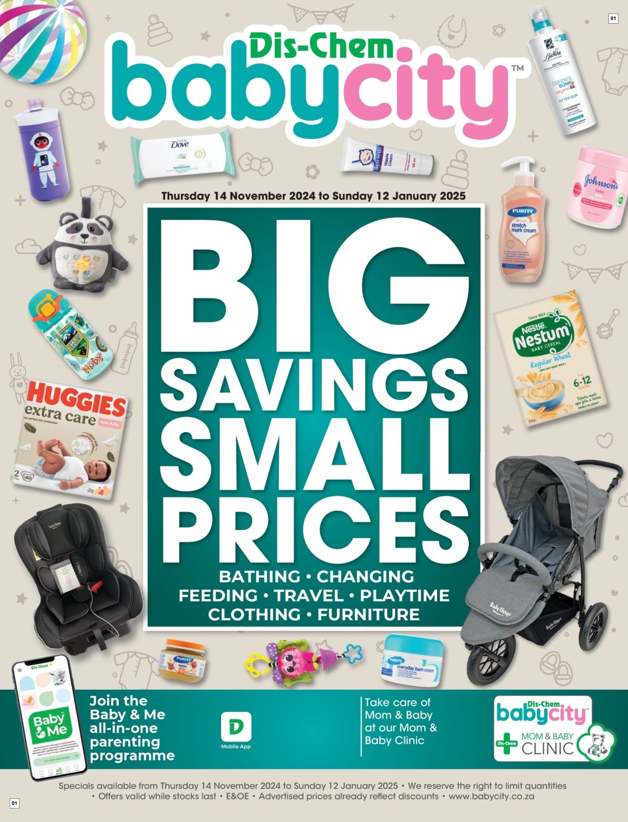 Baby City Specials 14 Nov - 12 Jan