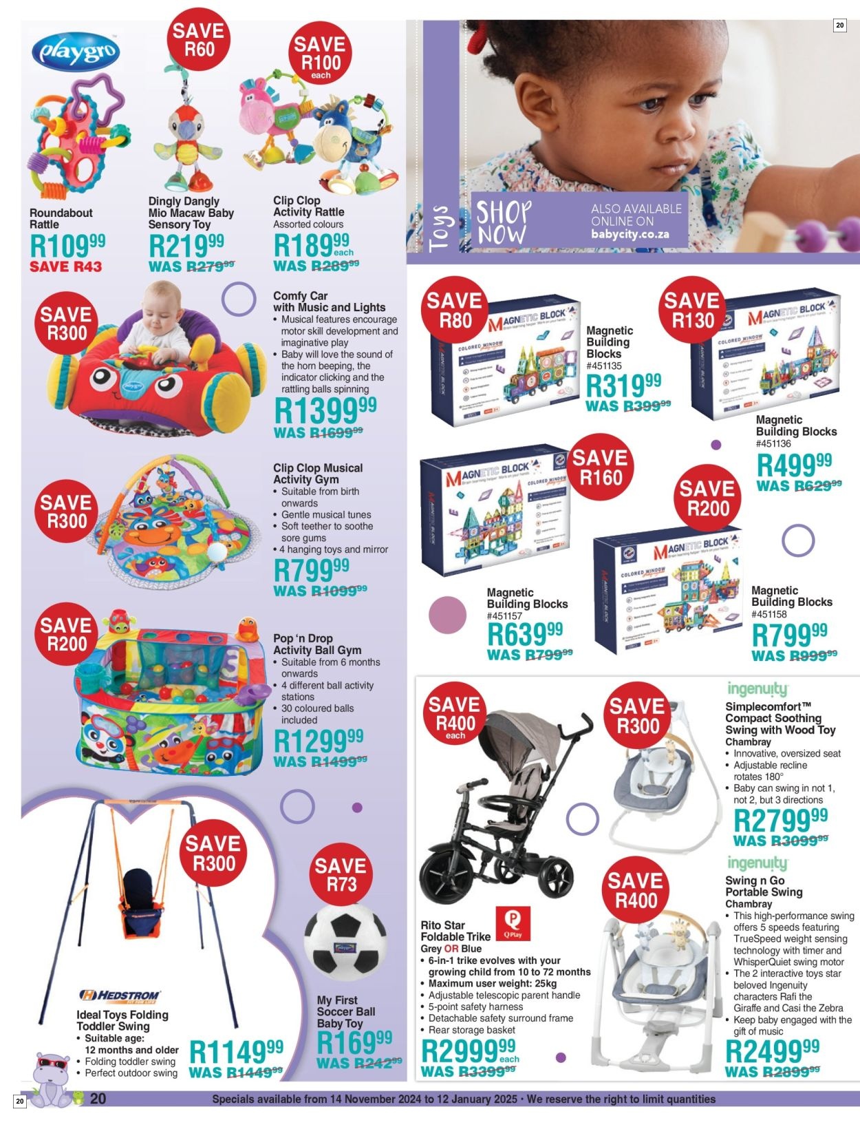 Baby City Specials 14 Nov - 12 Jan - Page 20
