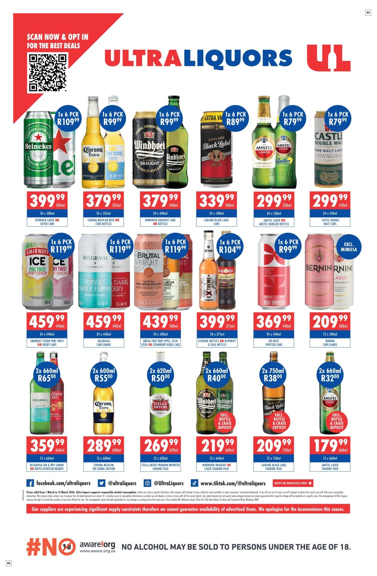 Ultra Liquors Specials 01 Mar - 15 Mar - Page 3