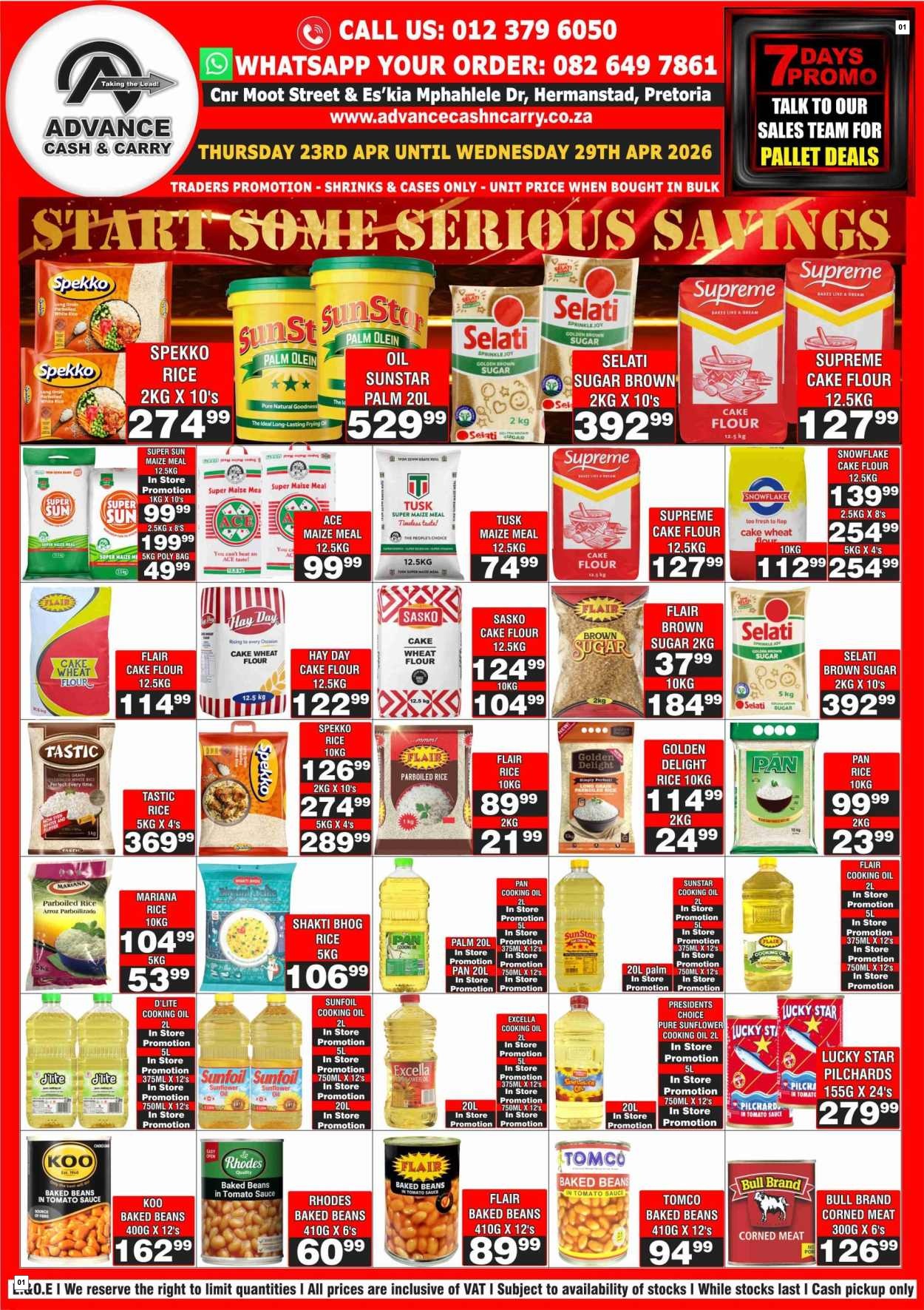 Advance Cash & Carry Catalogue - Start Some Serious Savings