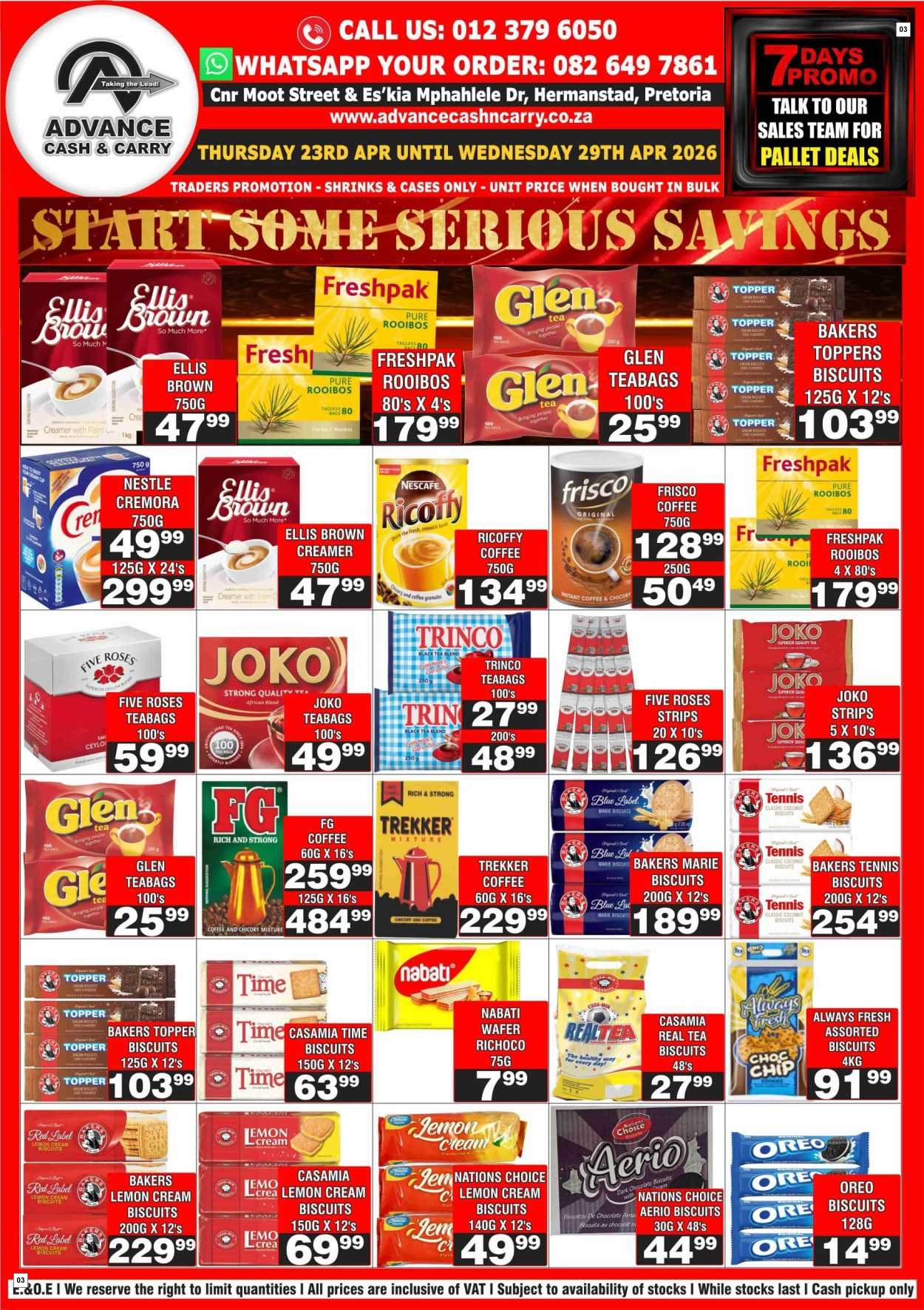 Advance Cash & Carry Catalogue - Start Some Serious Savings - Page 3