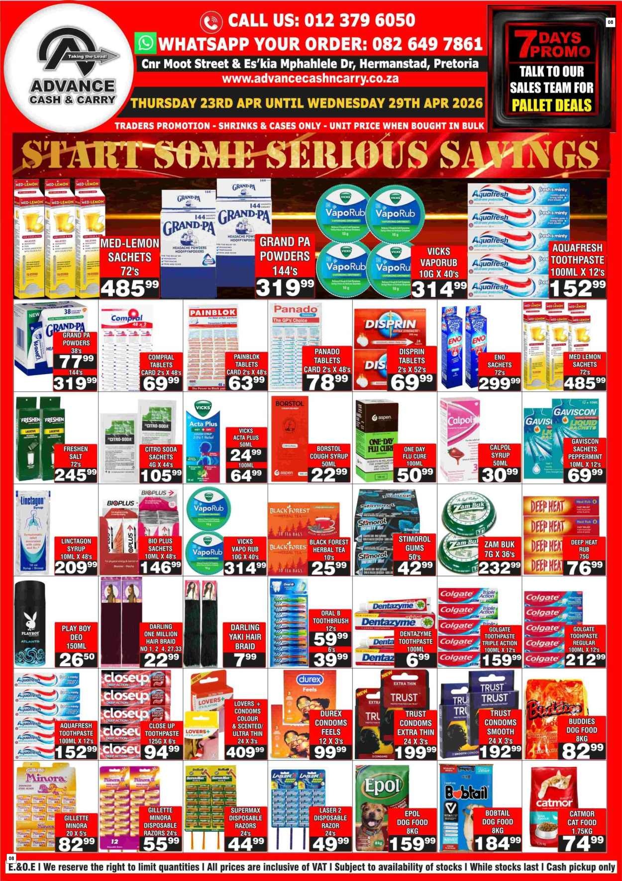 Advance Cash & Carry Catalogue - Start Some Serious Savings - Page 8