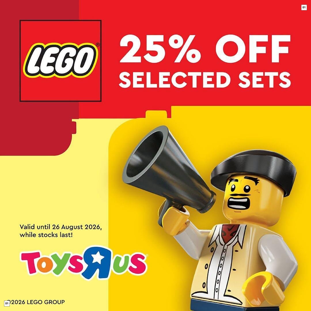 Toys R Us Specials 18 Aug - 26 Aug