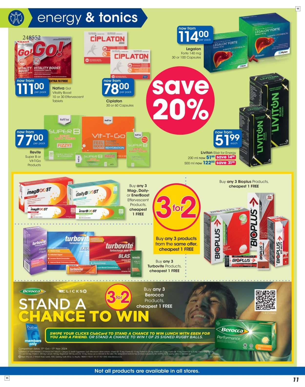 Clicks Specials 17 Oct - 13 Nov - Page 11
