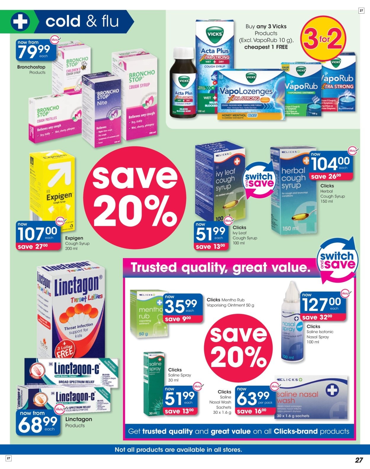 Clicks Specials 17 Oct - 13 Nov - Page 27